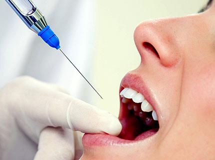 Dentist with Needle