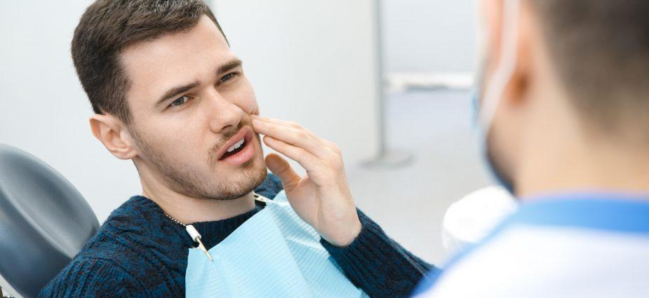 Men having Toothaches