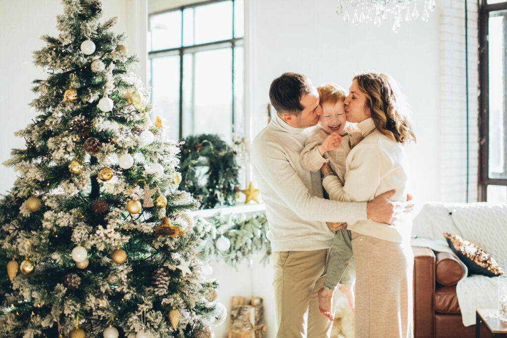 Family Celebrating Christmas