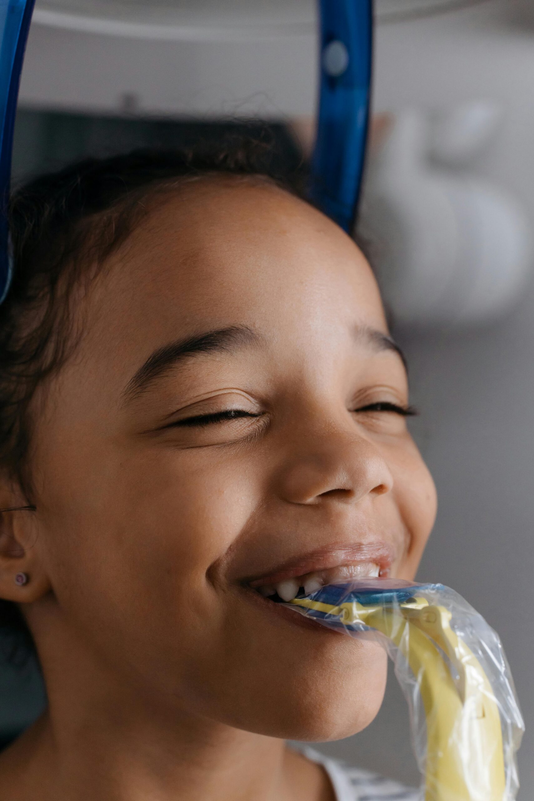 Pediatric Dentistry 1 Smileing child getting dental Z-rays